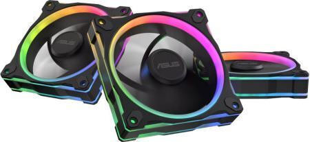 Asus Prime MR120 Case Fan με ARGB Φωτισμό και Σύνδεση 4-Pin PWM 3τμχ - Image 1