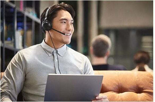 Jabra Evolve2 30 Se Stereo Headphones Usb Usb-c Microphone 28mm Drivers Uc Certified Black - Image 1