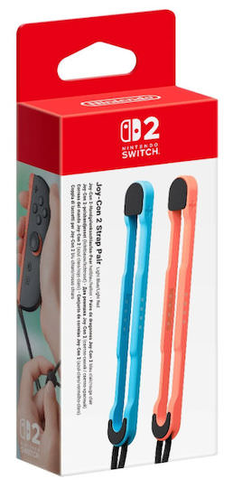 Nintendo Hand/Neck Strap Joy-Con Strap Pair για Switch 2 Blue/Light Red - Image 1
