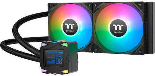 Thermaltake LA240-S ARGB Υδρόψυξη Επεξεργαστή Διπλού Ανεμιστήρα 120mm για Socket AM4/AM5/1700/1200/115x - Image 1