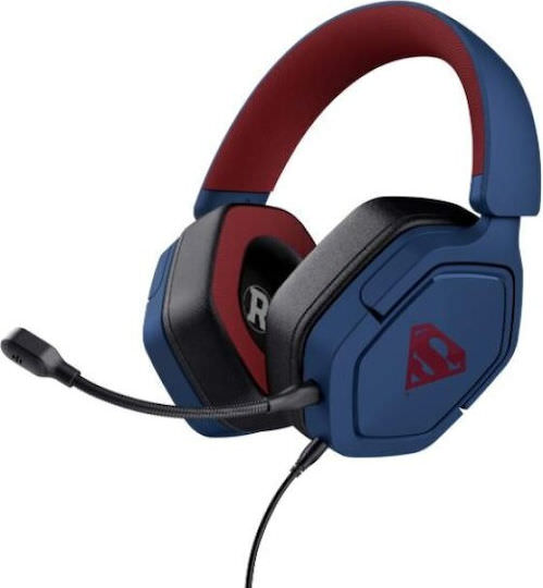 Trust Superman GXT416M Carus Over Ear Gaming Headset με σύνδεση 3.5mm Μπλε - Image 1