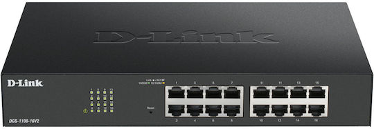 D-Link DGS-1100-16V2 v1 Managed L2 Switch με 16 Θύρες Gigabit (1Gbps) Ethernet - Image 1