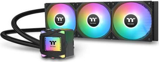 Thermaltake LA360 ARGB Υδρόψυξη Επεξεργαστή Τριπλού Ανεμιστήρα 120mm για Socket AM4/AM5/1700/1200/115x - Image 1