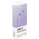 Celly UP1600TYPECVL In-ear Handsfree Ακουστικά με Βύσμα 3.5mm Μωβ - Image 2