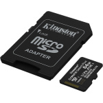 Kingston Canvas Select Plus microSDHC 64GB Class 10 U1 V10 A1 UHS-I με αντάπτορα