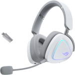 Asus ROG Delta II Ασύρματο Over Ear Gaming Headset με σύνδεση Bluetooth / USB Λευκό - Image 2