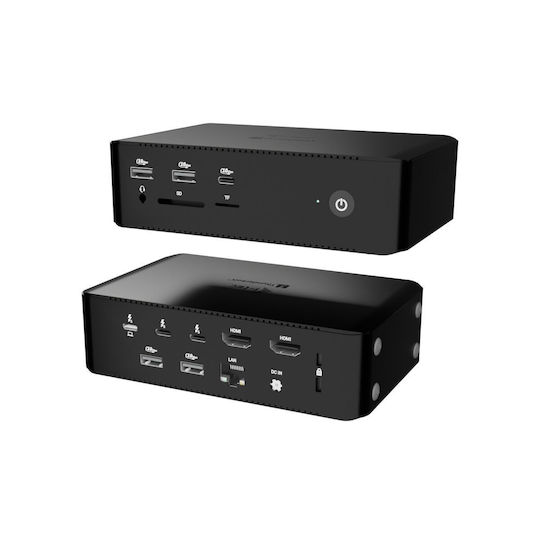i-tec Thunderbolt 5 Docking Station με HDMI 4K PD Ethernet και σύνδεση 4 Οθονών Μαύρο (TB5QUATTRODOCKPD) - Image 1