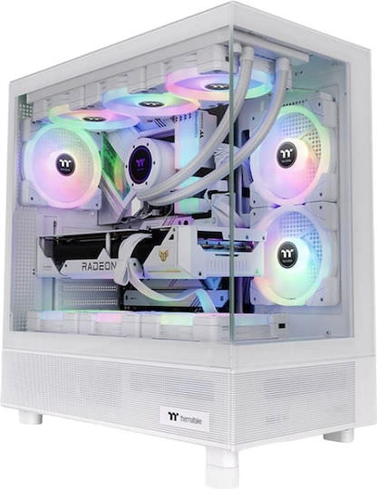 Thermaltake View 270 TG ARGB Midi Tower Κουτί Υπολογιστή με Πλαϊνό Παράθυρο Snow - Image 1
