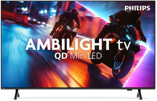 Philips Smart Τηλεόραση 55" 4K UHD Mini LED QD Ambilight HDR (2025) 55MLED920 - Image 1