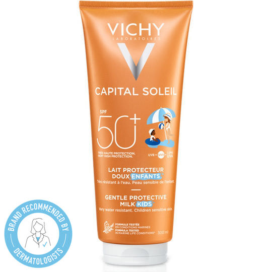 Vichy Ideal Soleil SPF50+ Αδιάβροχο Παιδικό Αντηλιακό Γαλάκτωμα για Πρόσωπο & Σώμα 300ml - Image 1