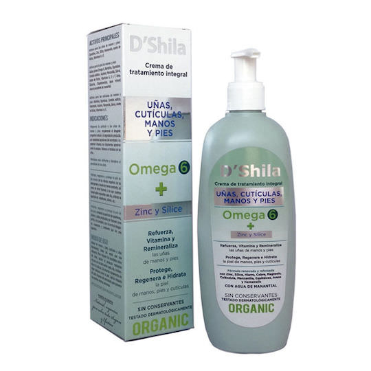 Shila Hand Nail Cuticle Foot Cream Omega 6 250ml - Image 1
