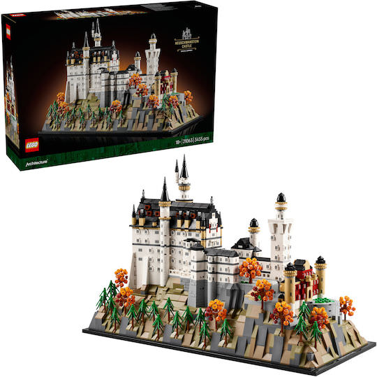 LEGO Architecture Neuschwanstein Castle για 18+ Ετών 3455τμχ - Image 1