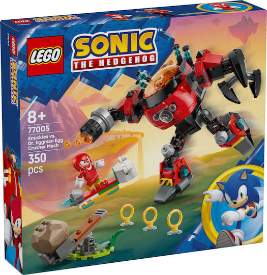 LEGO Τουβλάκια Sonic Knuckles vs Dr. Eggman Egg Crusher Mech για 8+ Ετών 350τμχ - Image 1