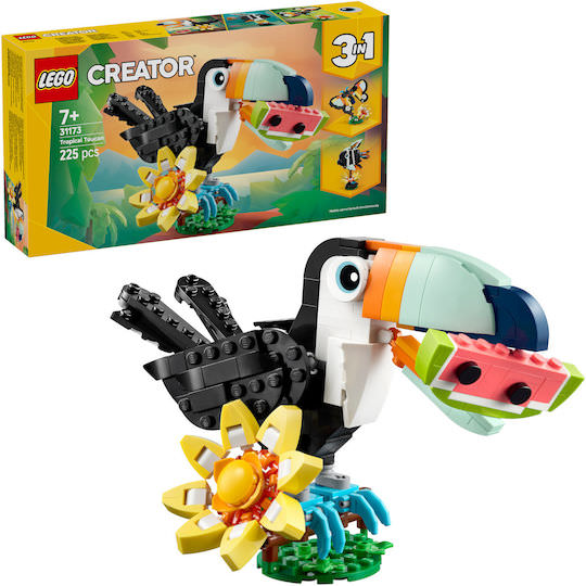 LEGO Creator 3-in-1 Wild Animals: Tropical Toucan για 7+ Ετών 225τμχ - Image 1