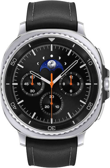 Samsung Galaxy Watch8 Classic Stainless Steel 46mm Αδιάβροχο με Παλμογράφο (Μαύρο) - Image 1