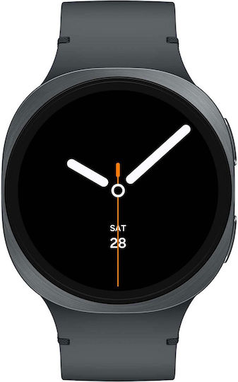 Samsung Galaxy Watch8 LTE Aluminium 44mm Αδιάβροχο με eSIM και Παλμογράφο (Dark Gray) - Image 1