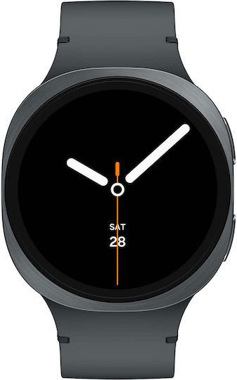 Samsung Galaxy Watch8 LTE Aluminium 44mm Αδιάβροχο με eSIM και Παλμογράφο (Dark Gray) - Image 1