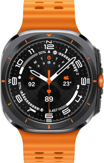 Samsung Galaxy Watch Ultra (2025) Titanium 47mm Αδιάβροχο με eSIM και Παλμογράφο (Γκρι) - Image 1