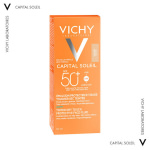 Vichy BB Mattifying Dry Touch Αδιάβροχη Αντηλιακή Κρέμα Προσώπου SPF50 με Χρώμα 50ml - Image 2