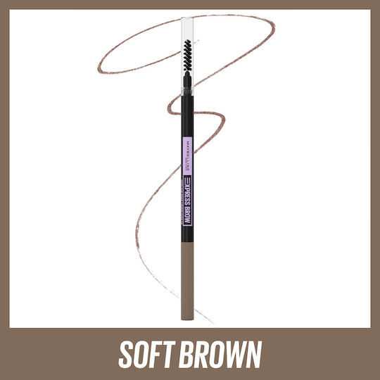 Maybelline Ultra Slim Μολύβι για Φρύδια 02 Soft Brown - Image 1