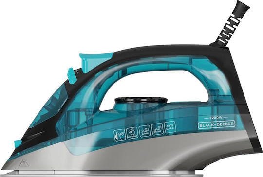 Black & Decker Σίδερο Ατμού 2200W με Ανοξείδωτη Πλάκα - Image 1