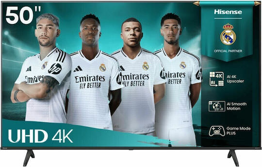 Hisense Smart Τηλεόραση 50" 4K UHD LED A6Q HDR (2025) 50A6Q - Image 1