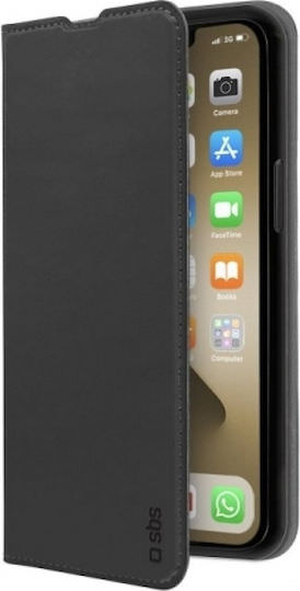 SBS Book Wallet Lite Πλαστικό Μαύρο (iPhone 13 Pro Max) - Image 1