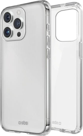 SBS Back Cover Σιλικόνης Διάφανο (iPhone 16 Pro Max) - Image 1