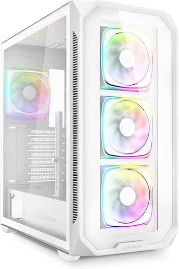 Sharkoon AK5G RGB Gaming Midi Tower Κουτί Υπολογιστή με Πλαϊνό Παράθυρο Λευκό - Image 1