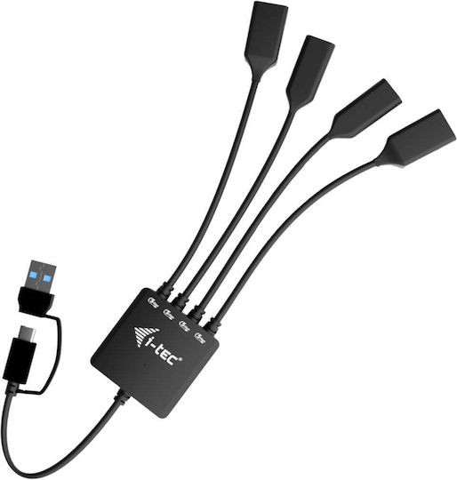 i-tec USB 3.2 Hub 4 Θυρών με σύνδεση USB-C / USB-A - Image 1