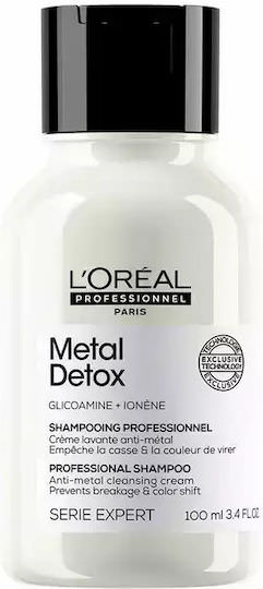 L'Oréal Professionnel Metal Detox Σαμπουάν Βαθύ Καθαρισμού για Ταλαιπωρημένα Μαλλιά 100ml - Image 1