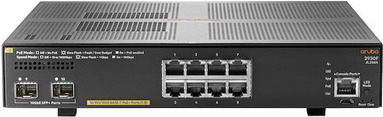 HP Aruba 2930F Managed L3 Switch με 8 Θύρες Gigabit (1Gbps) Ethernet και 2 SFP Θύρες - Image 1