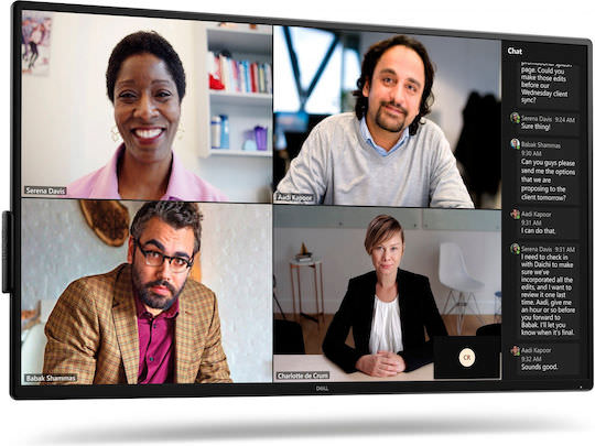 Dell P5525QC IPS Monitor 55" 4K 3840x2160 με Χρόνο Απόκρισης 8ms GTG - Image 1