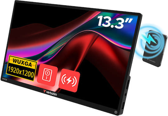 Verbatim 32087 Touch Φορητό Monitor 13.3" FHD 1920x1200 - Image 1