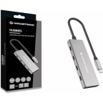 Conceptronic USB 3.2 Hub 4 Θυρών με σύνδεση USB-C & Θύρα Φόρτισης Ασημί - Image 3