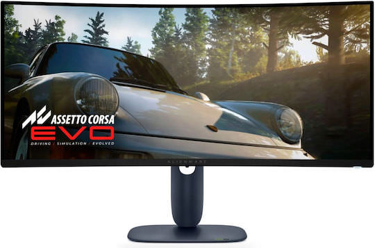 Dell Alienware AW3425DW Ultrawide QD-OLED HDR Curved Gaming Monitor 34.2" QHD 3440x1440 240Hz με Χρόνο Απόκρισης 0.03ms GTG - Image 1