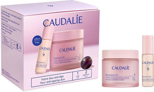 Caudalie Resveratrol-Lift Cashmere Σετ Περιποίησης για Αντιγήρανση & Σύσφιξη 2τμχ - Image 1