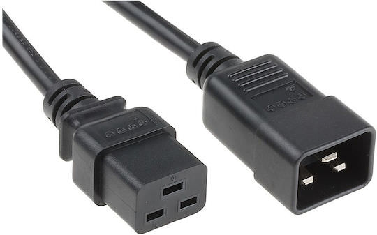 Καλώδιο Τροφοδοσίας Equip C20 >c19 M F Black 1.80m - Image 1