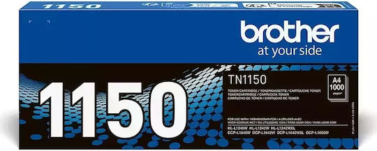 Brother TN-1150 Γνήσιο Toner Laser Εκτυπωτή Μαύρο 1000 Σελίδων TN-1150 - Image 1