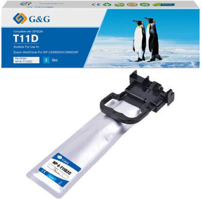 Premium Cartridge G&g 5k Epson T11d2 Xl Cyan C13t11d240 - Image 1