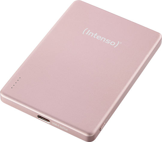 Intenso Mw MagSafe Power Bank 5000mAh με Θύρα USB-C Power Delivery Ροζ - Image 1