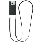 Apple Crossbody Strap Λουράκι Λαιμού για Κινητά Black