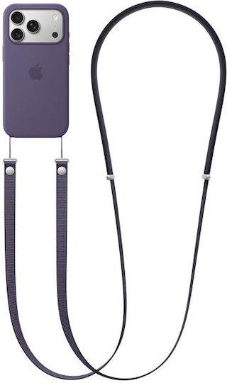 Apple Crossbody Strap Λουράκι Λαιμού για Κινητά Purple - Image 1