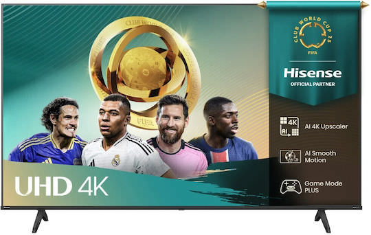 Hisense Smart Τηλεόραση 75" 4K UHD LED A6Q HDR (2025) 75A6Q - Image 1