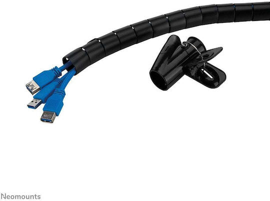 Neomounts Spiral Cable Wrap 25mm Multiple Cables Black - Image 1