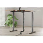 Neomounts Cable Spine Organizer Sit Stand Desk Frames Screw Mounted Black - Image 4