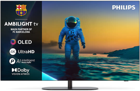 Philips Smart Τηλεόραση 42" 4K UHD OLED Ambilight HDR (2025) 42OLED820/12 - Image 1