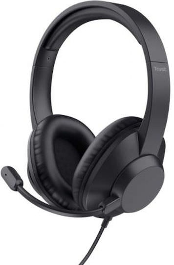 Trust Ayda Max On Ear Multimedia Ακουστικά με μικρόφωνο και σύνδεση USB-A / USB-C - Image 1