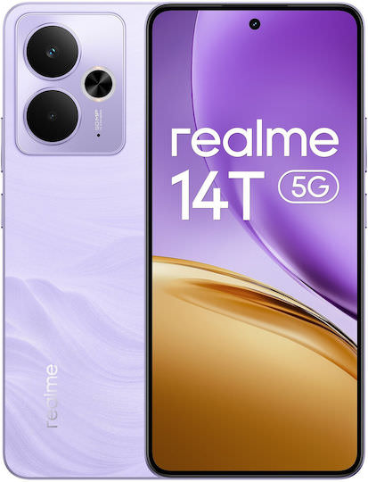 Realme 14T 5G Dual SIM (8/256GB) Lightning Purple - Image 1