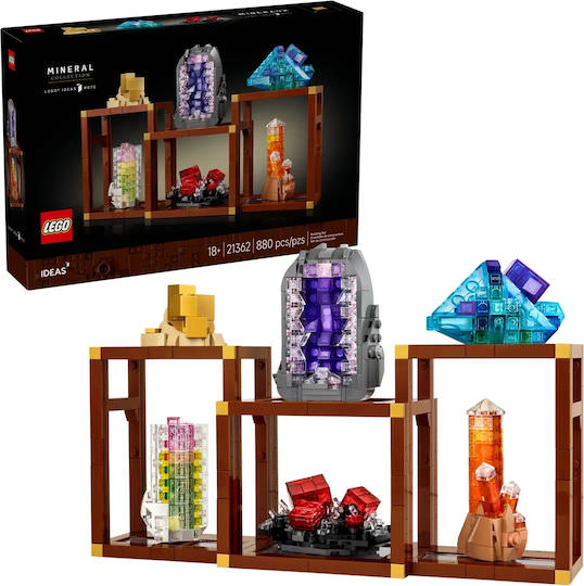 LEGO Ideas Mineral Collection για 18+ Ετών 880τμχ - Image 1